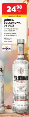 Wódka Żołądkowa de Luxe promocja w Stokrotka