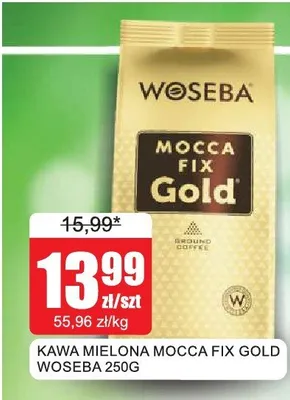 Kawa mielona Woseba Mocca Fix Gold promocja w Bingo