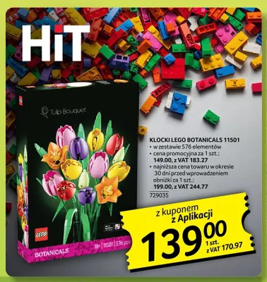 Klocki LEGO Botanicals 11501 promocja w Selgros