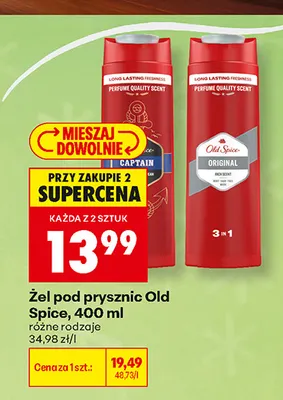 Żel pod prysznic Old Spice Original promocja w Biedronka