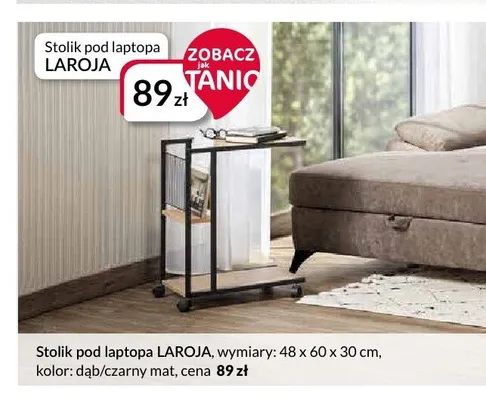 Stolik pod laptopa LAROJA promocja w Salony Agata
