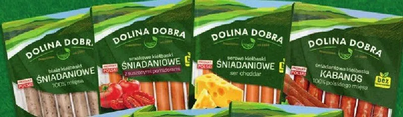 Kiełbaski śniadaniowe Dolina Dobra 200g - wszystkie rodzaje promocja w Selgros