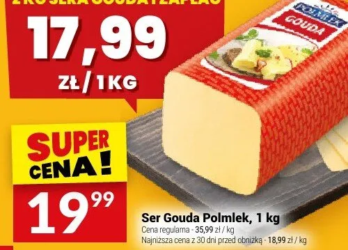 Ser Gouda Polmlek promocja w Twój Market