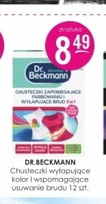 Chusteczki wyłapujące kolor i wspomagające usuwanie brudu Dr. Beckmann promocja w Drogerie Jasmin