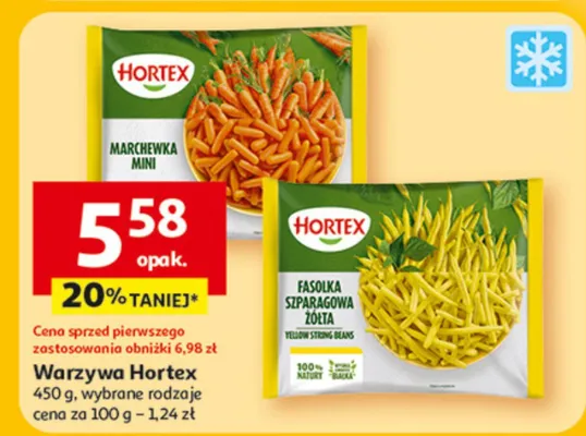 Warzywa marchewka mini promocja w Auchan