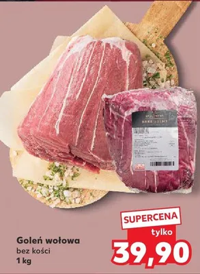 Goleń wołowa bez kości promocja w Kaufland