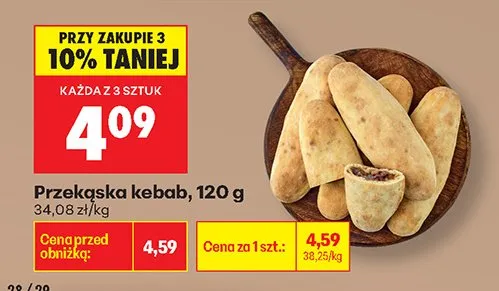 Przekąska kebab promocja w Biedronka