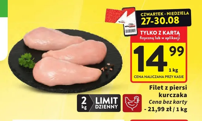 Filet z piersi kurczaka promocja w Intermarche