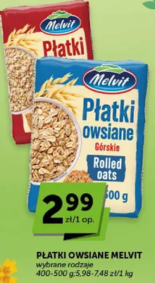 Płatki owsiane górskie rolled oats promocja w Groszek