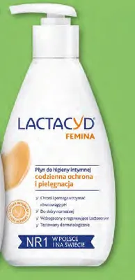Płyn do higieny intymnej Lactacyd Femina promocja w Dino