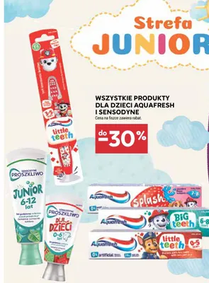 Szczoteczka do zębów dla dzieci Aquafresh Little Teeth 3-5 lat promocja w Stokrotka