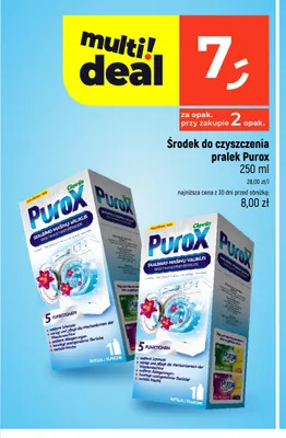 Środek do czyszczenia pralek Purox promocja w Dealz