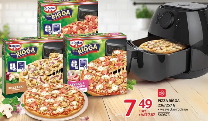 Pizza Dr. Oetker Rigga 236/257 g różne rodzaje promocja w Selgros