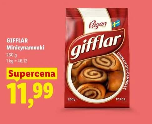 Minicynamonki Gifflar promocja w Lidl