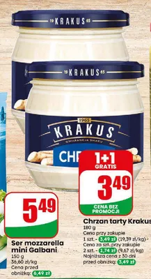 Chrzan tarty Krakus promocja w Dino
