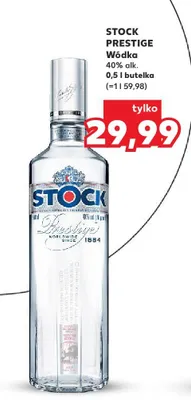 Wódka Stock Prestige 40% alk. promocja w Kaufland