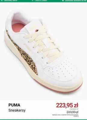 Sneakersy Puma promocja w Deichmann