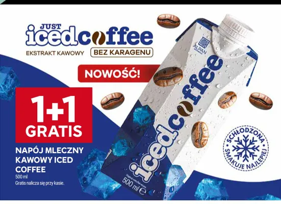 Napój mleczny kawowy Iced Coffee promocja w Stokrotka