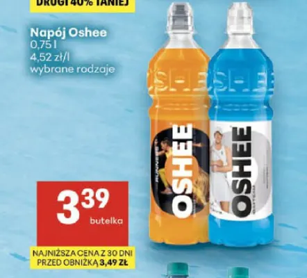 Napój Oshee promocja w Delikatesy Centrum