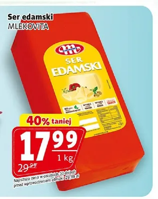 Ser edamski Mlekovita promocja w Prim Market
