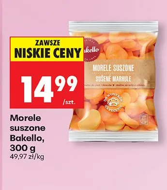 Morele suszone promocja w Biedronka