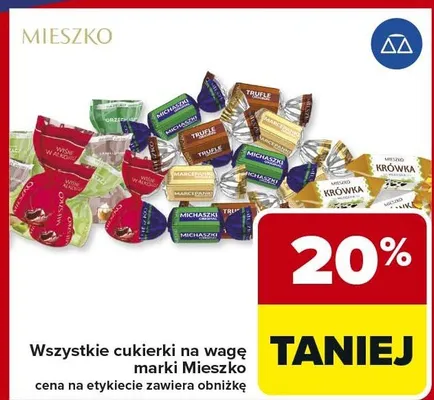 Cukierki na wagę promocja w Carrefour