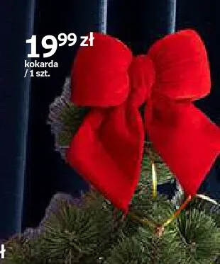 Kokarda na choinkę Joyful Xmas promocja w Empik