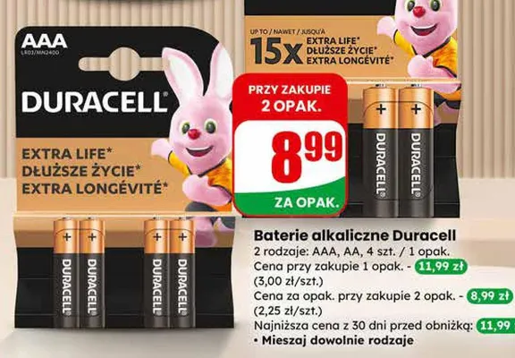 Baterie alkaliczne AA promocja w Dino