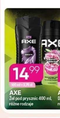 Żel pod prysznic AXE 400ml promocja w Drogerie Koliber