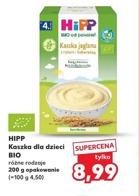 Kaszka dla dzieci BIO HiPP promocja w Kaufland