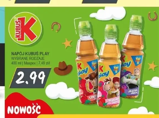 Napój Kubuś Play Jagoda promocja w Słoneczko