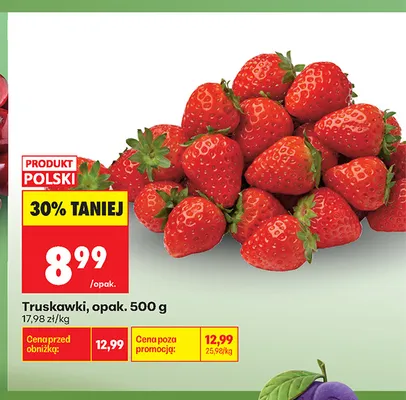 Truskawki promocja w Biedronka