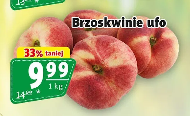 Brzoskwinie ufo promocja w Prim Market