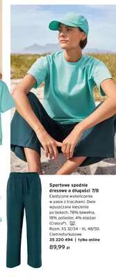 Sportowe spodnie dresowe o długości 7/8 Tchibo promocja w Tchibo