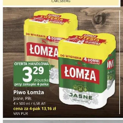 Piwo Łomża Jasne promocja w Marketvita