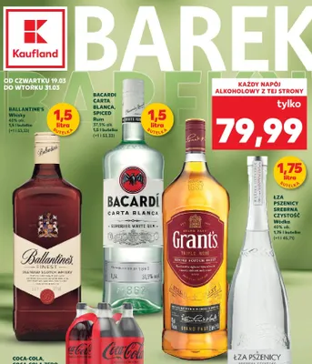 Wódka srebrna czysta promocja w Kaufland
