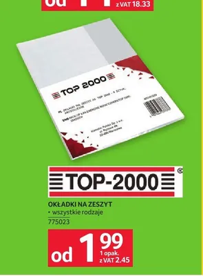 Okładki na zeszyt TOP-2000 promocja w Selgros