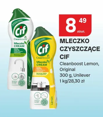 Mleczko czyszczące Cif Original promocja w Chorten