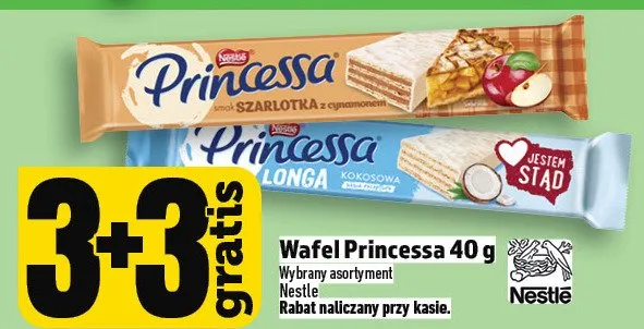 Wafel princessa 40g promocja w TOPAZ