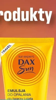 Emulsja do opalania do twarzy i ciała SPF 50 Dax Sun Sun Expert promocja w Dino