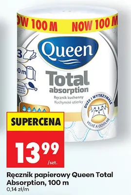 Ręcznik papierowy Total Absorption promocja w Biedronka