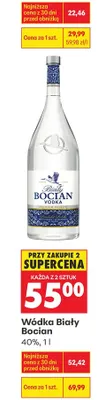 Wódka Biały Bocian promocja w Biedronka