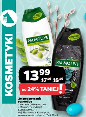 Żel pod prysznic Naturals Men promocja w Netto