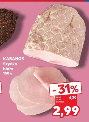 Szynka biała Kabanos promocja w Kaufland