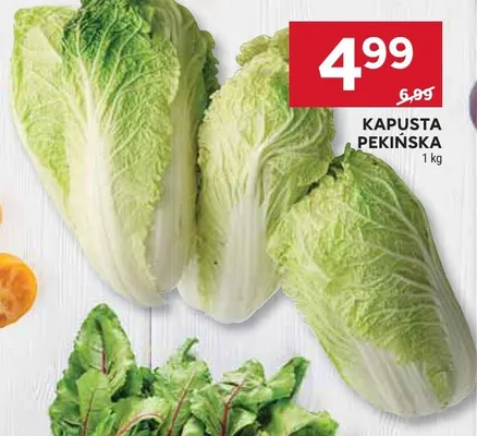 Kapusta pekińska promocja w Stokrotka