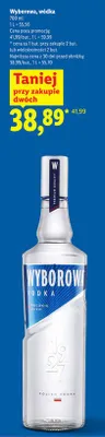 Wódka Wyborowa promocja w Lidl