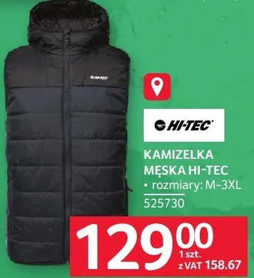 Kamizelka męska Hi-Tec promocja w Selgros