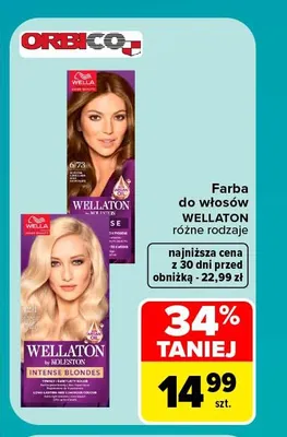 Farba do włosów Wellaton promocja w Carrefour