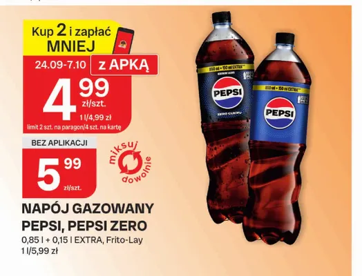 Napój gazowany Pepsi promocja w Chorten