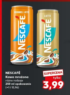 Kawa mrożona Caramel Latte Nescafé promocja w Kaufland
